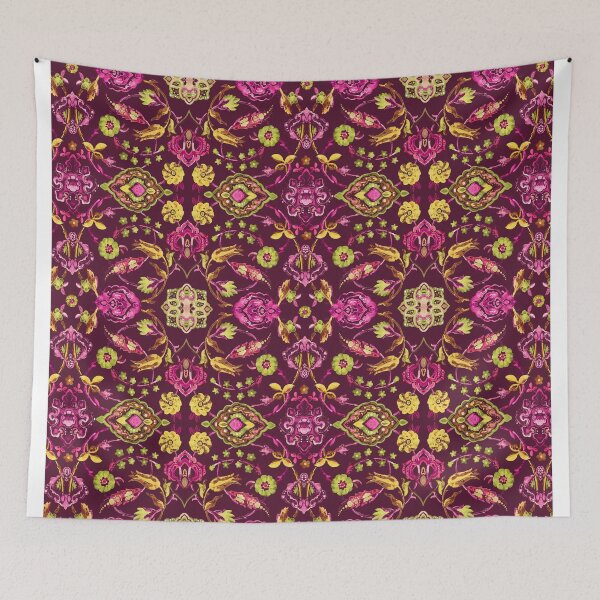 Item preview, Ornamental floral ramage designed and sold by Alessandro Remo Mazzoni Remotextiles.