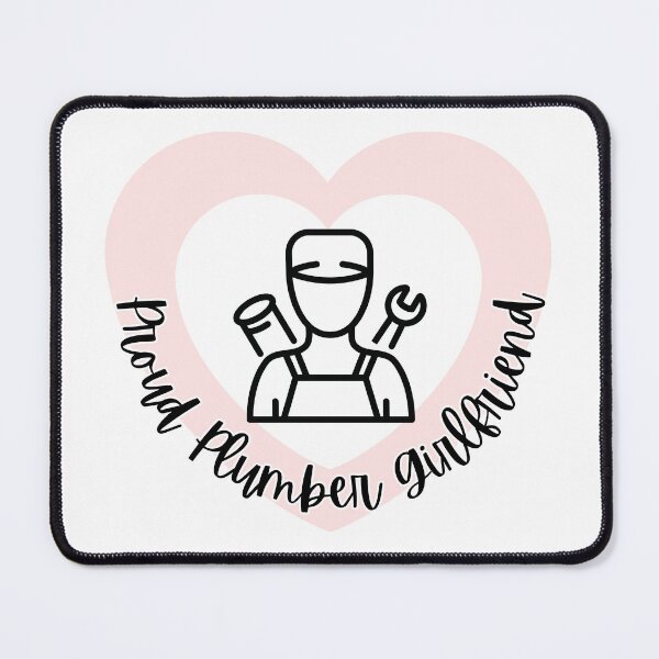 Item preview, Proud Plumber Girlfriend l Pink Heart designed and sold by GabbyC03.