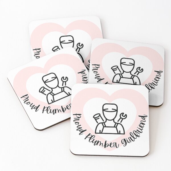 Item preview, Proud Plumber Girlfriend l Pink Heart designed and sold by GabbyC03.