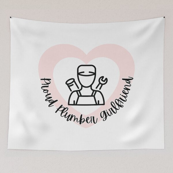 Item preview, Proud Plumber Girlfriend l Pink Heart designed and sold by GabbyC03.