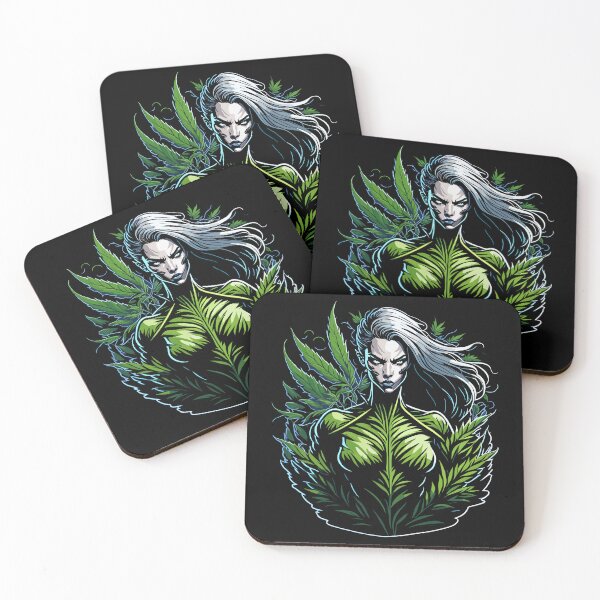 Item preview, Cannabis Superheroine designed and sold by ZirumsGarden.