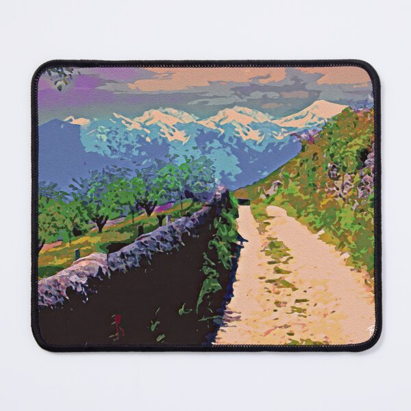 Item preview, QUIET ROAD IN THE ITALIAN ALPS designed and sold by ArtbyRolleen.