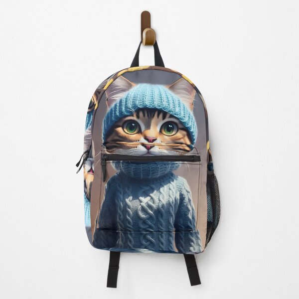 Artikelvorschau, Katze im Strickpullover - moderne digitale Kunst entworfen und verkauft von Ai-michiart.