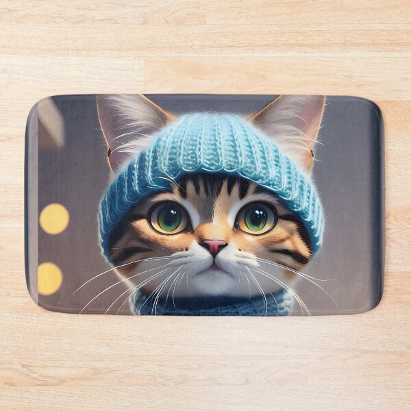 Artikelvorschau, Katze im Strickpullover - moderne digitale Kunst entworfen und verkauft von Ai-michiart.