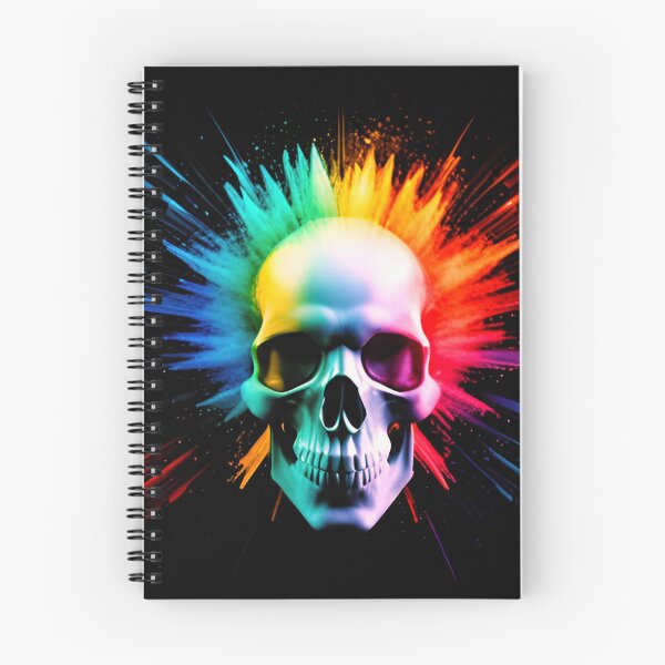 Item preview, Chromatic Explosion: 3D Skull designed and sold by stylestamp3.