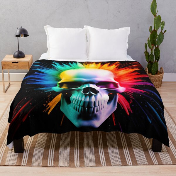 Item preview, Chromatic Explosion: 3D Skull designed and sold by stylestamp3.