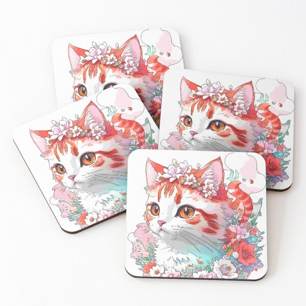 Item preview,  cat flower designed and sold by GhoneamArt.