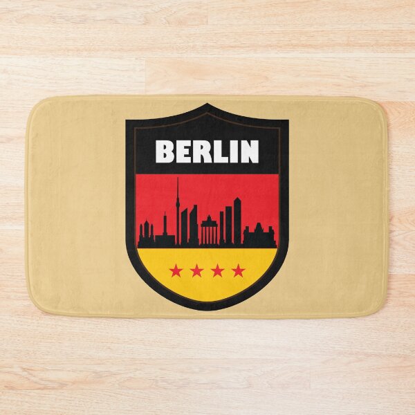 Item preview, Berlin skyline on Germany flag designed and sold by Donutlovers.