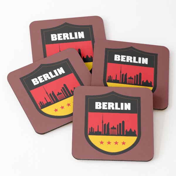 Item preview, Berlin skyline on Germany flag  designed and sold by Donutlovers.