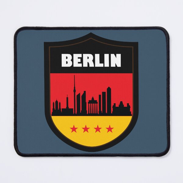 Item preview, Berlin skyline on Germany flag designed and sold by Donutlovers.