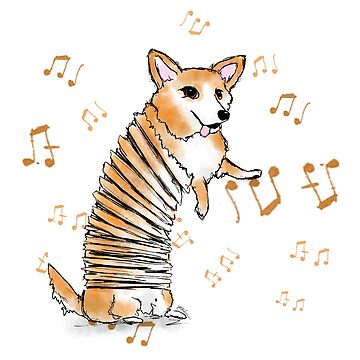 Artwork thumbnail, Accorgion Puppy by ImagineMeraki