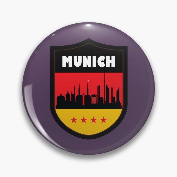 Item preview, Munich skyline on Germany flag  designed and sold by Donutlovers.