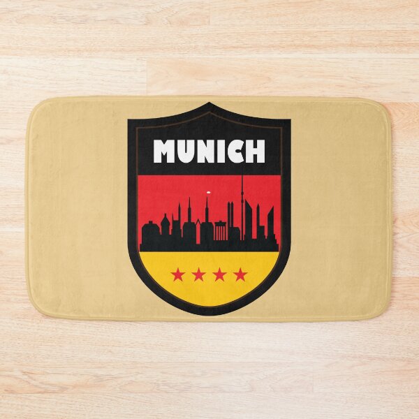 Item preview, Munich skyline on Germany flag  designed and sold by Donutlovers.
