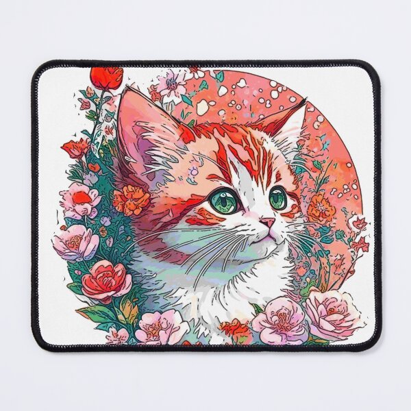 Item preview, cat flower designed and sold by GhoneamArt.
