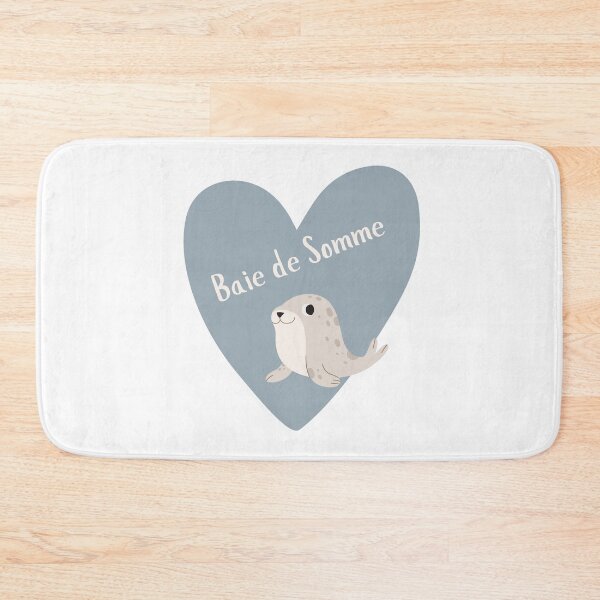 Item preview, Baie de somme in France in a heart with a seal designed and sold by PausePapote.