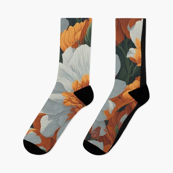 Item preview, Floral design in warm colors designed and sold by UNICORNSPOD.