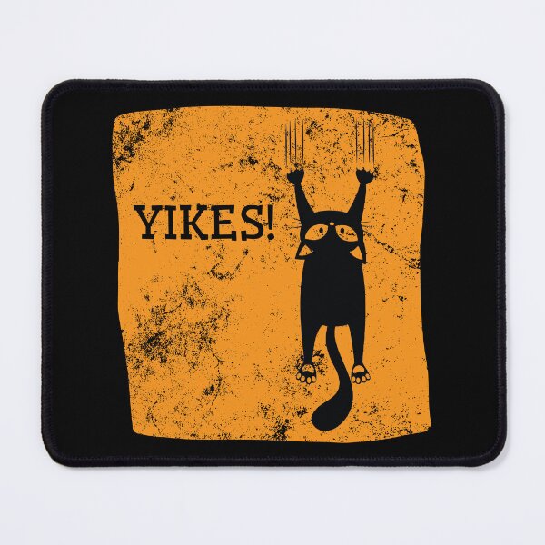 Item preview, Funny Cartoon Cat Yikes designed and sold by natalillu.