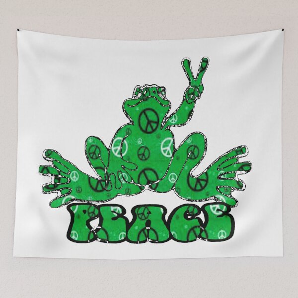Item preview, Green Peace Frog designed and sold by natnat7w.