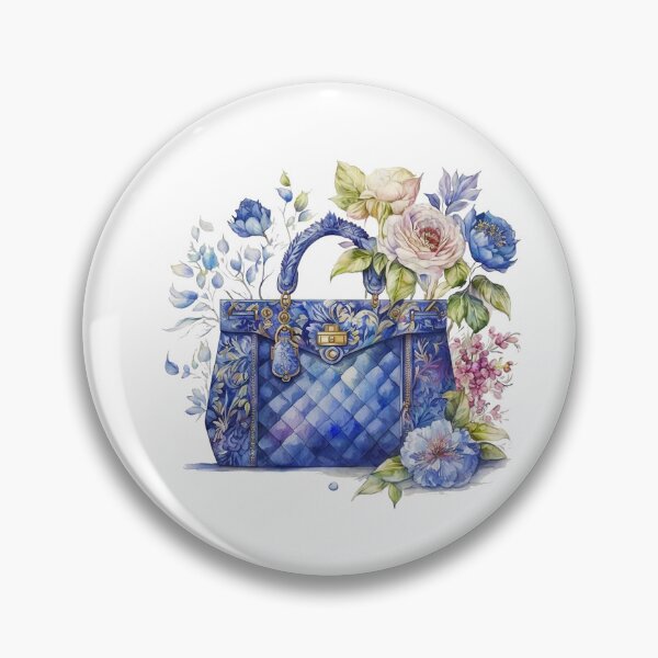 Artikelvorschau, Luxuriöse Designer-Tasche mit Blumenmuster entworfen und verkauft von DreamiDreams.