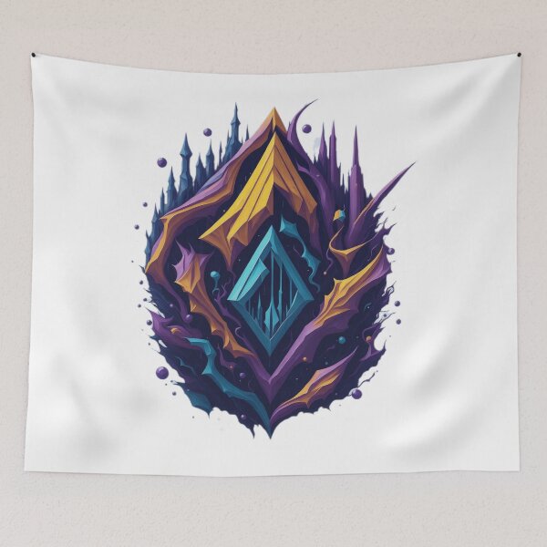Item preview, Cyber Splash: The Wizard Design Logo in Prismatic Colors designed and sold by RedArtG09.