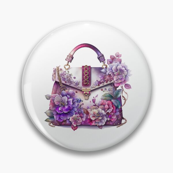 Artikelvorschau, Luxuriöse Designer-Tasche mit Blumenmuster entworfen und verkauft von DreamiDreams.