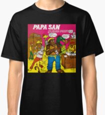Papa San Tier Party LP Cover von Limonious Reggae Dancehall Kultur Kurzarm-T-Shirt Classic T-Shirt