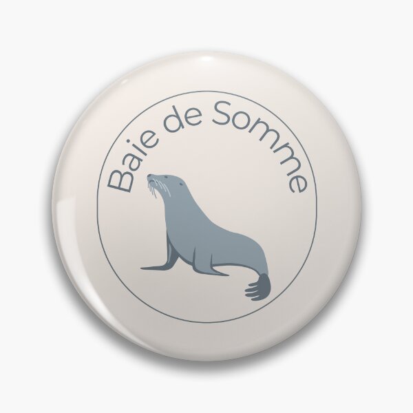 Item preview, Bay of Somme in France in a circle with a seal designed and sold by PausePapote.