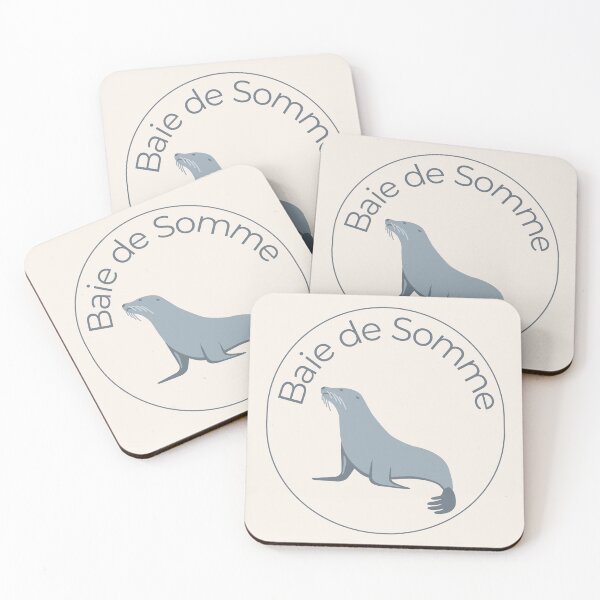 Item preview, Bay of Somme in France in a circle with a seal designed and sold by PausePapote.