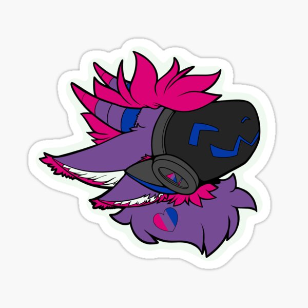 Protogen & Sergal MAGNET / BIG BADGE: Protogen is Not a 