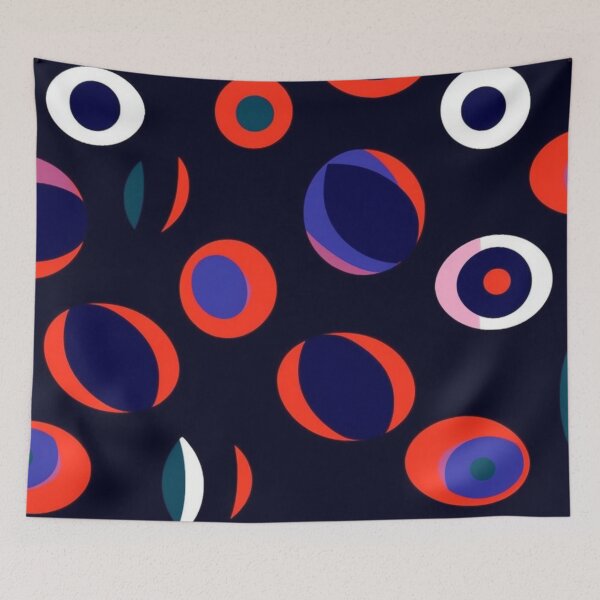 Item preview, Colorful abstract background pettern Color decorative element Geometric pop art designed and sold by PinkPinkArts.