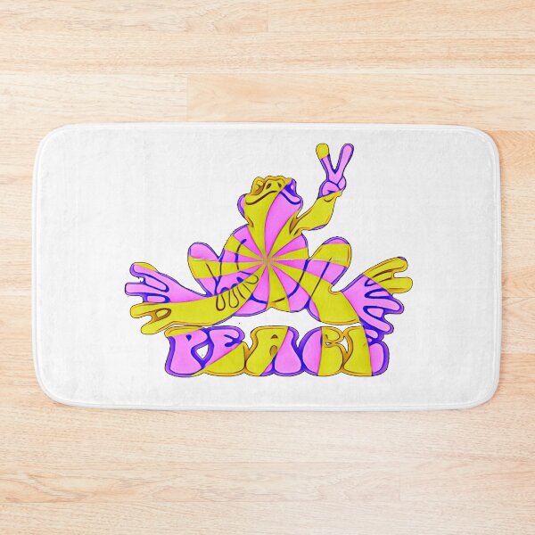 Item preview, Pink & Light Purple Peace Frog designed and sold by natnat7w.