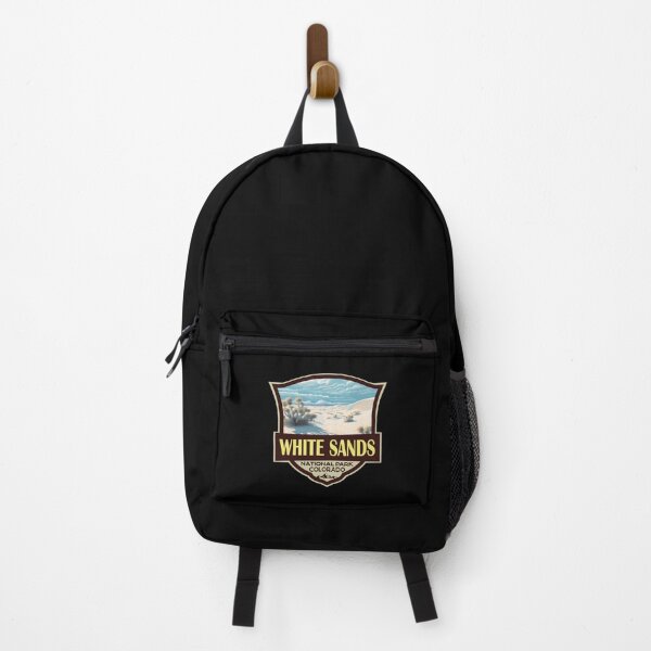 Item preview, White Sands National Park Illustration Travel Retro Badge designed and sold by KrisSidDesigns.