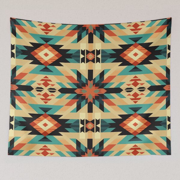 Item preview, Native American decorative patterns with vibrant colors. designed and sold by ColorDesign38.