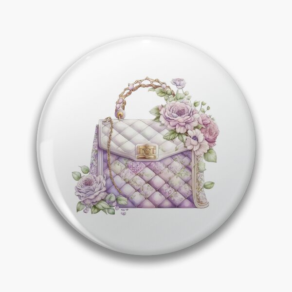 Artikelvorschau, Luxuriöse Designer-Tasche mit Blumenmuster entworfen und verkauft von DreamiDreams.