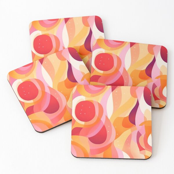 Item preview, Retro Pink yello abstract patterm designed and sold by DaisyMarroquin.