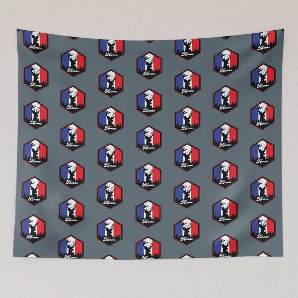 Artikelvorschau, French reindeer with a france flag background entworfen und verkauft von Donutlovers.
