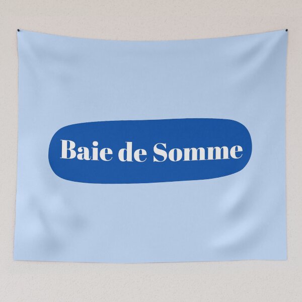 Item preview, Baie de somme in France in blue and white designed and sold by PausePapote.