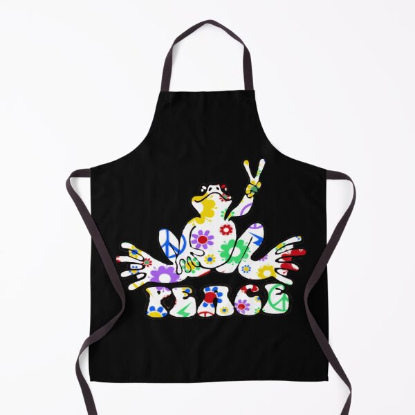 Item preview, White Floral Peace Frog designed and sold by natnat7w.