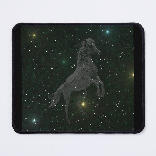 Item preview, Horse motif night pattern, rider clothes, creative horse shirts designed and sold by Kirei-Lily.