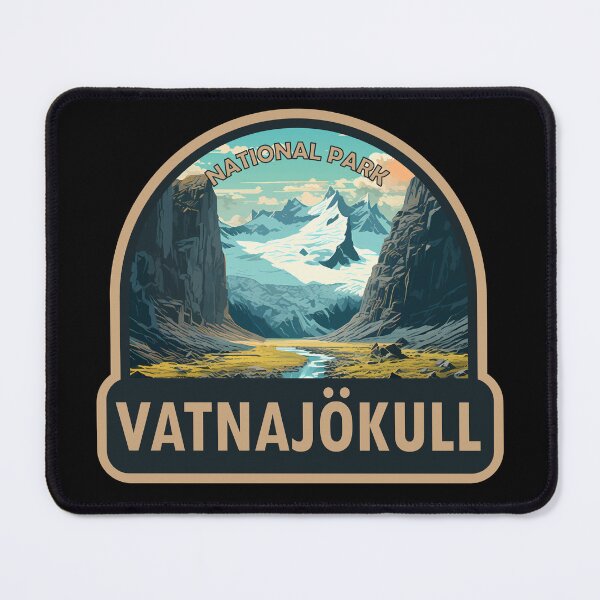 Item preview, Vatnajokull National Park Iceland Travel Art designed and sold by KrisSidDesigns.