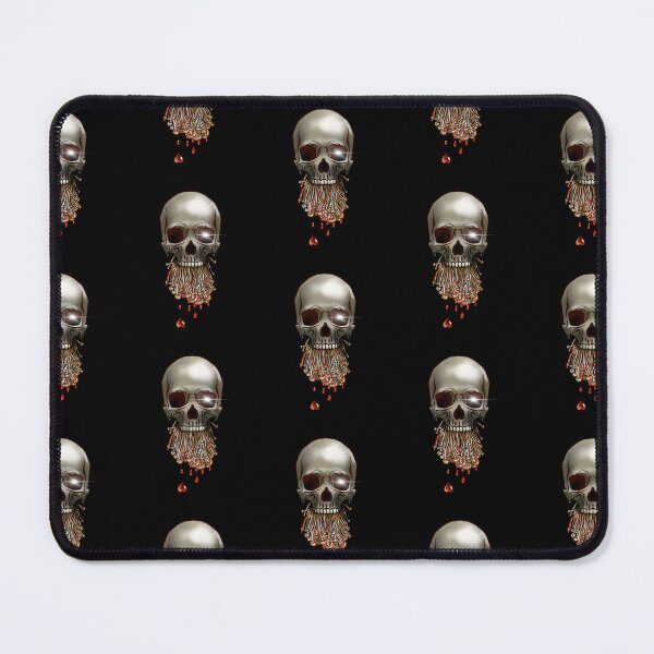 Item preview, Skull and Enoki Mushroom designed and sold by Naturascopia.