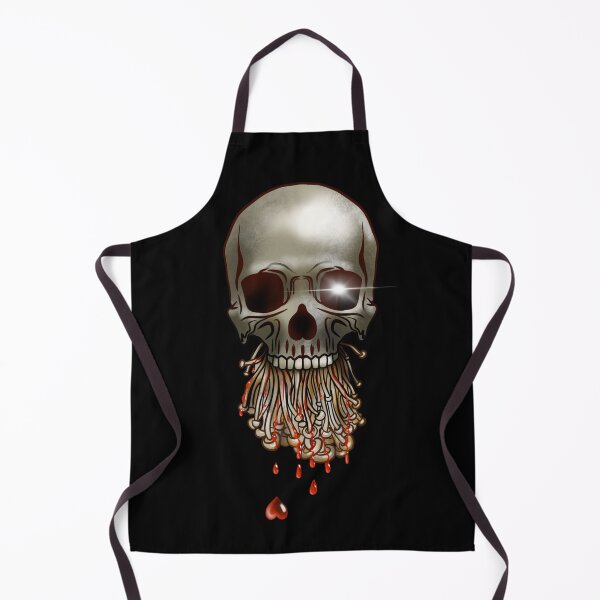 Item preview, Skull and Enoki Mushroom designed and sold by Naturascopia.