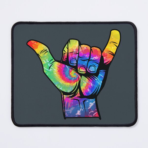 Item preview, Tie dye shaka hand  designed and sold by Donutlovers.