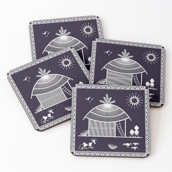 Item preview, Traditional 'Warli' Artwork of Maharashtra India designed and sold by deepakrode7.
