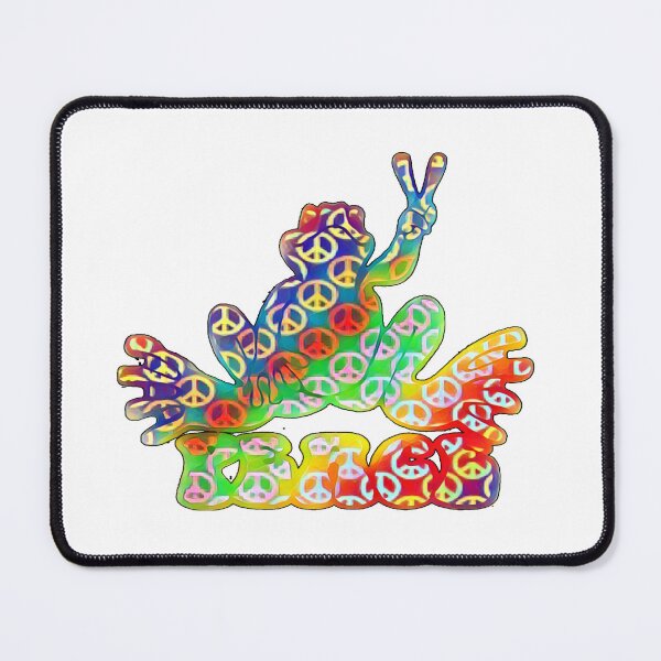 Item preview, Multi Color Peace Frog designed and sold by natnat7w.