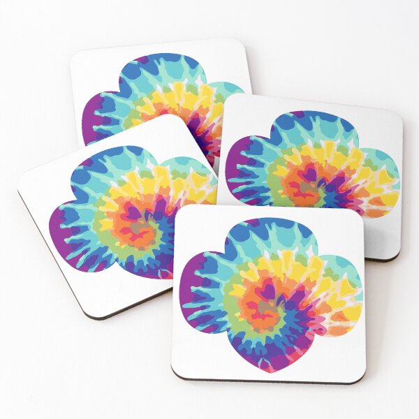 Item preview, Bright Colors Tie Dye Trefoil designed and sold by l-redfern.