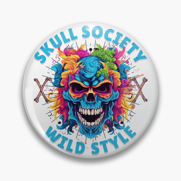 Item preview, Skull society wild style designed and sold by Melcu.