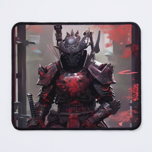 Item preview, Cybernetic Samurai - Skilled warrior with robotic enhancements and katana designed and sold by CinEmmaDesign.
