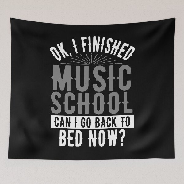 Item preview, I Finished Music School Can I Go Back to Bed?  designed and sold by eternallygifted.