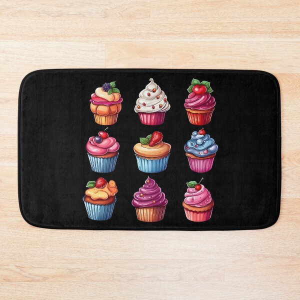 Item preview, My Grandmother's Cakes - Cupcakes with Berries Retro Baking  designed and sold by SecretDicer.